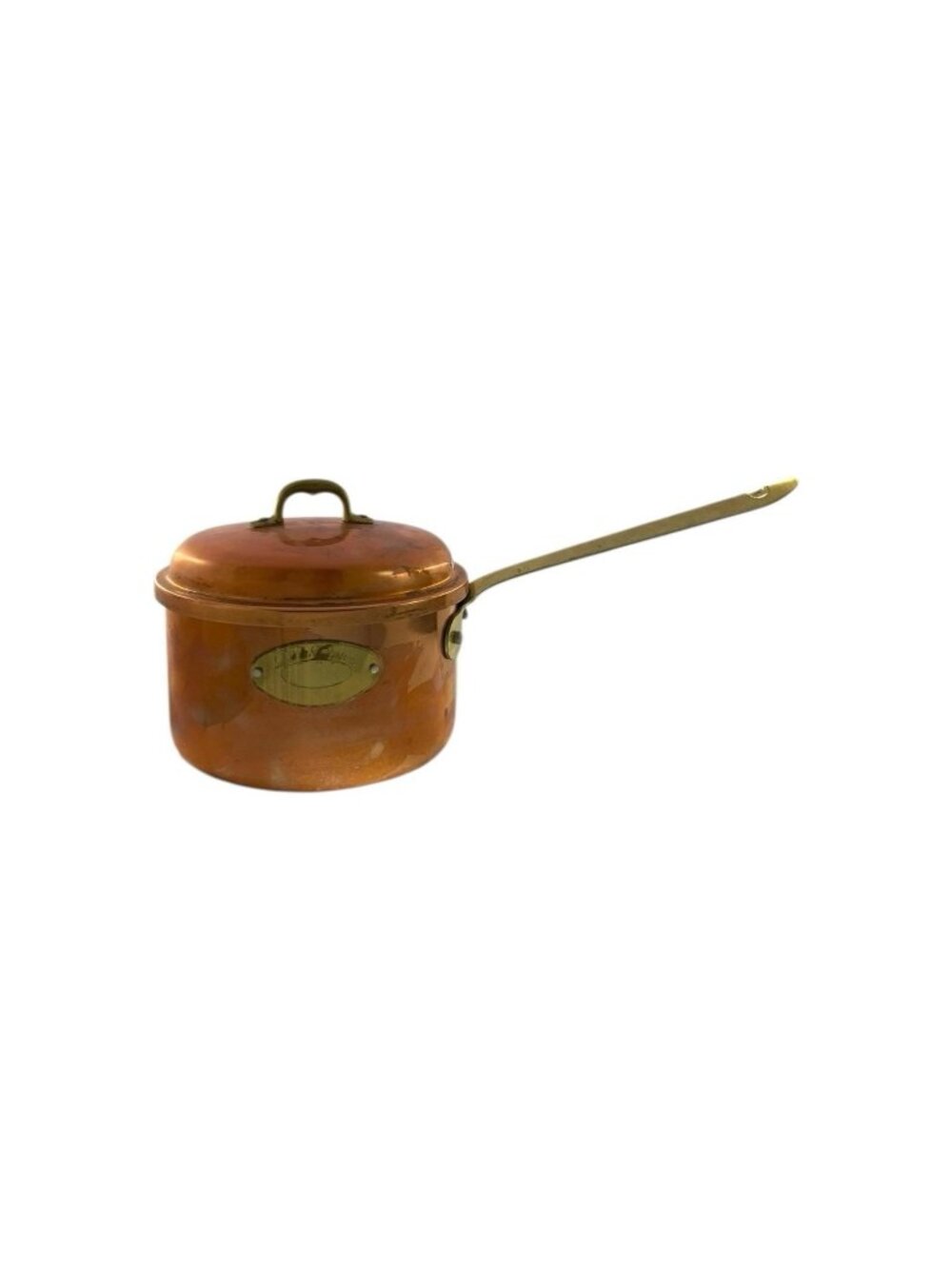 Pan Copper French Style Vintage Lidded Kitchen Dinning